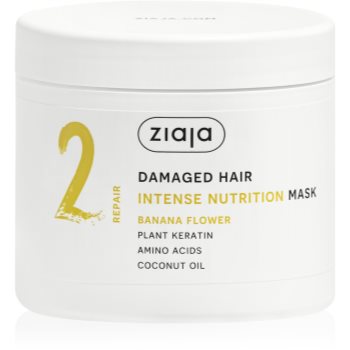 Ziaja Plant Essentials Banana Flower masca de par hranitoare pentru par deteriorat - imagine 2